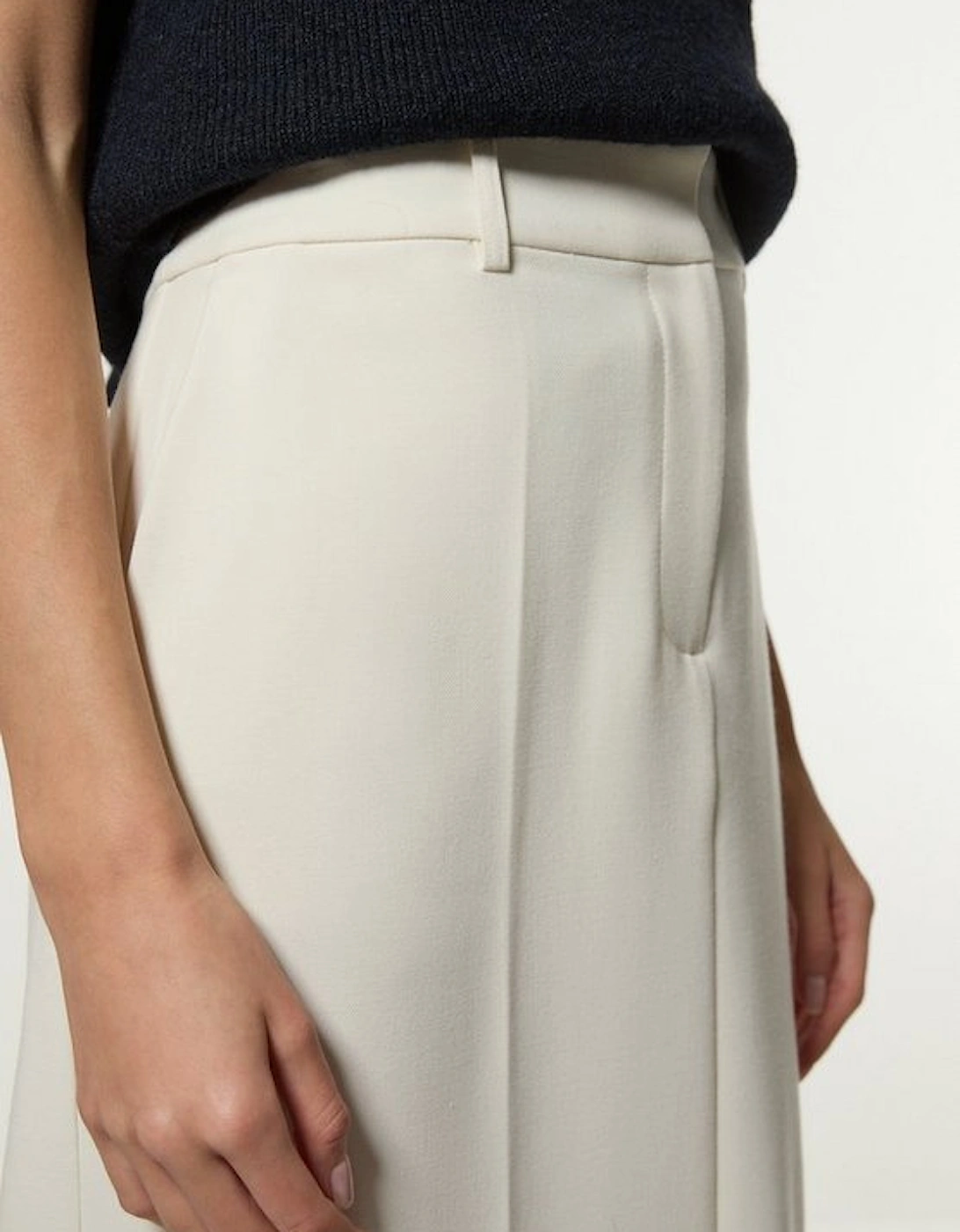 Compact Stretch Essential Tailored Maxi Skirt