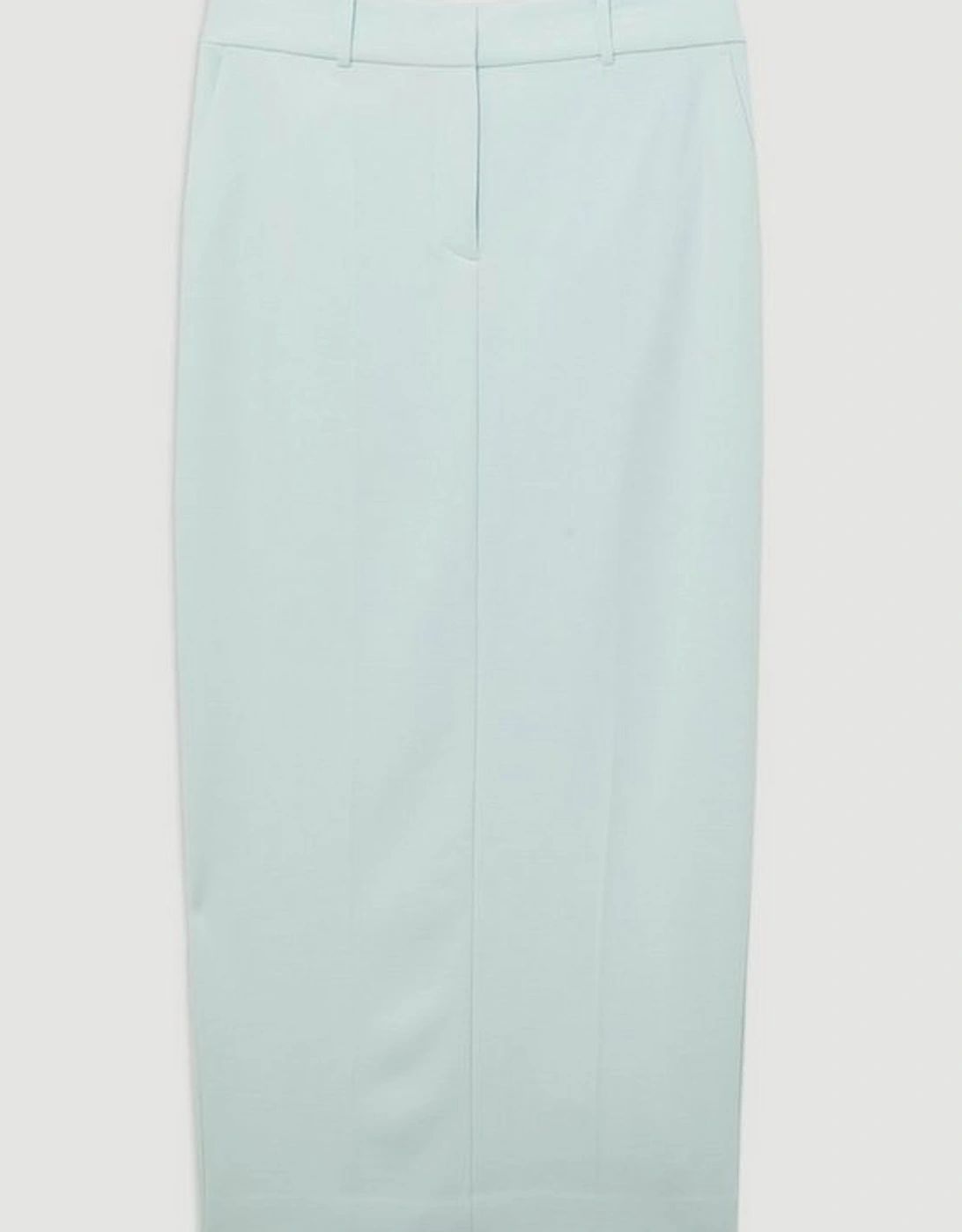 Compact Stretch Essential Tailored Maxi Skirt