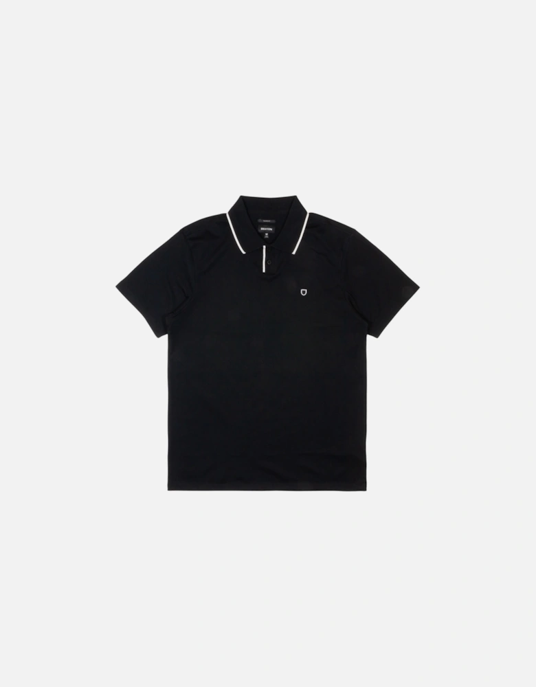 Mod Flex Polo Shirt - Black/White