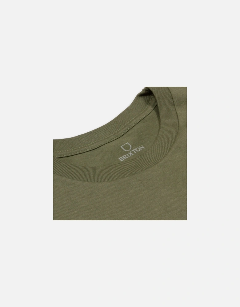 Crest II T-Shirt - Ivy Green/Sand/Navy