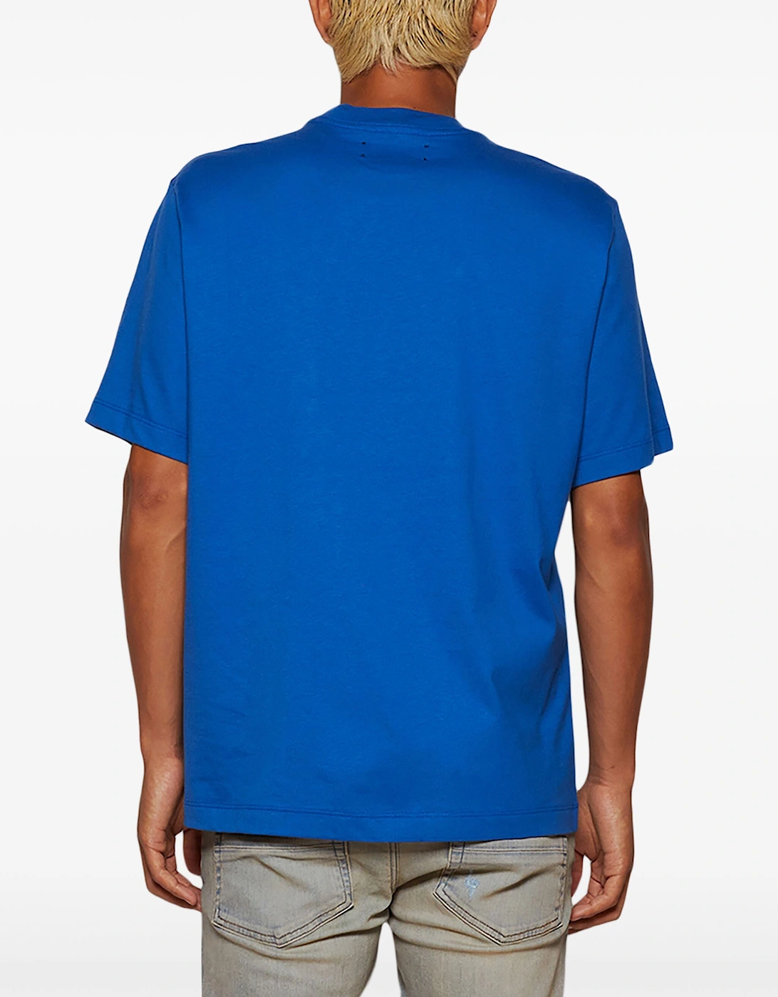 Core Logo Printed T-Shirt in Blue