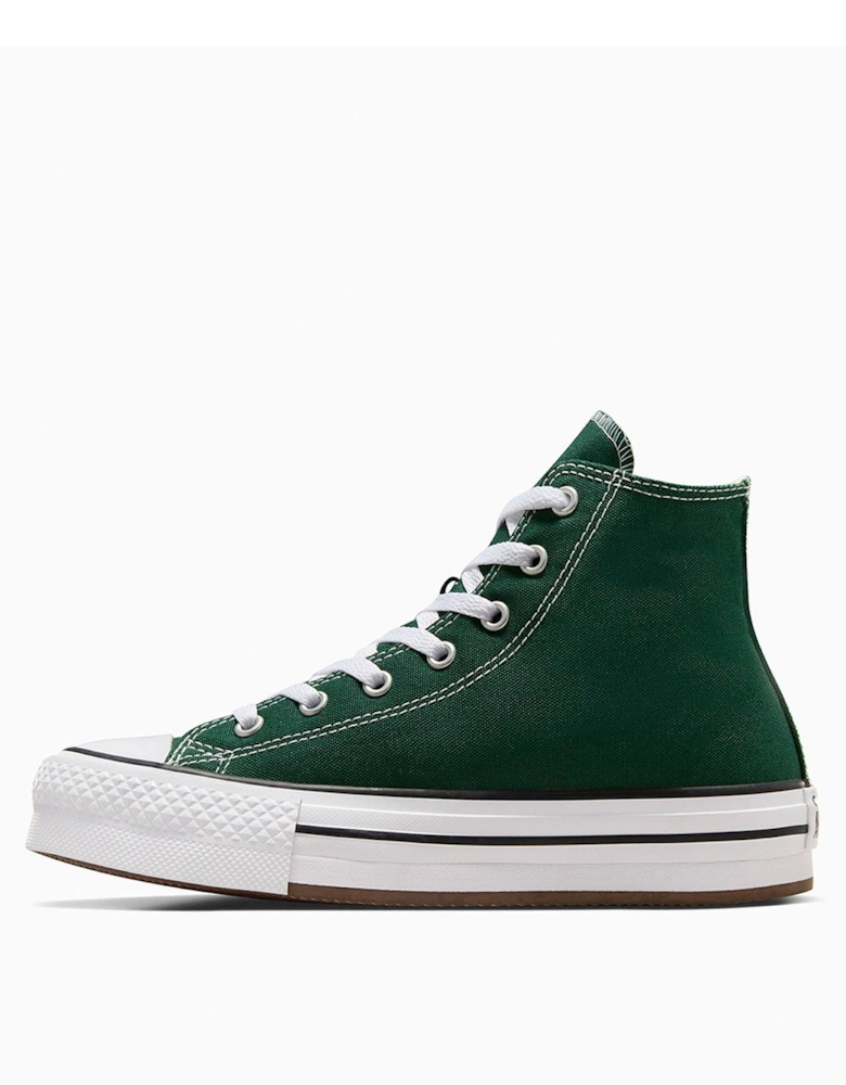 Junior Seasonal Colour Chuck Taylor All Star Eva Lift Trainers - Green