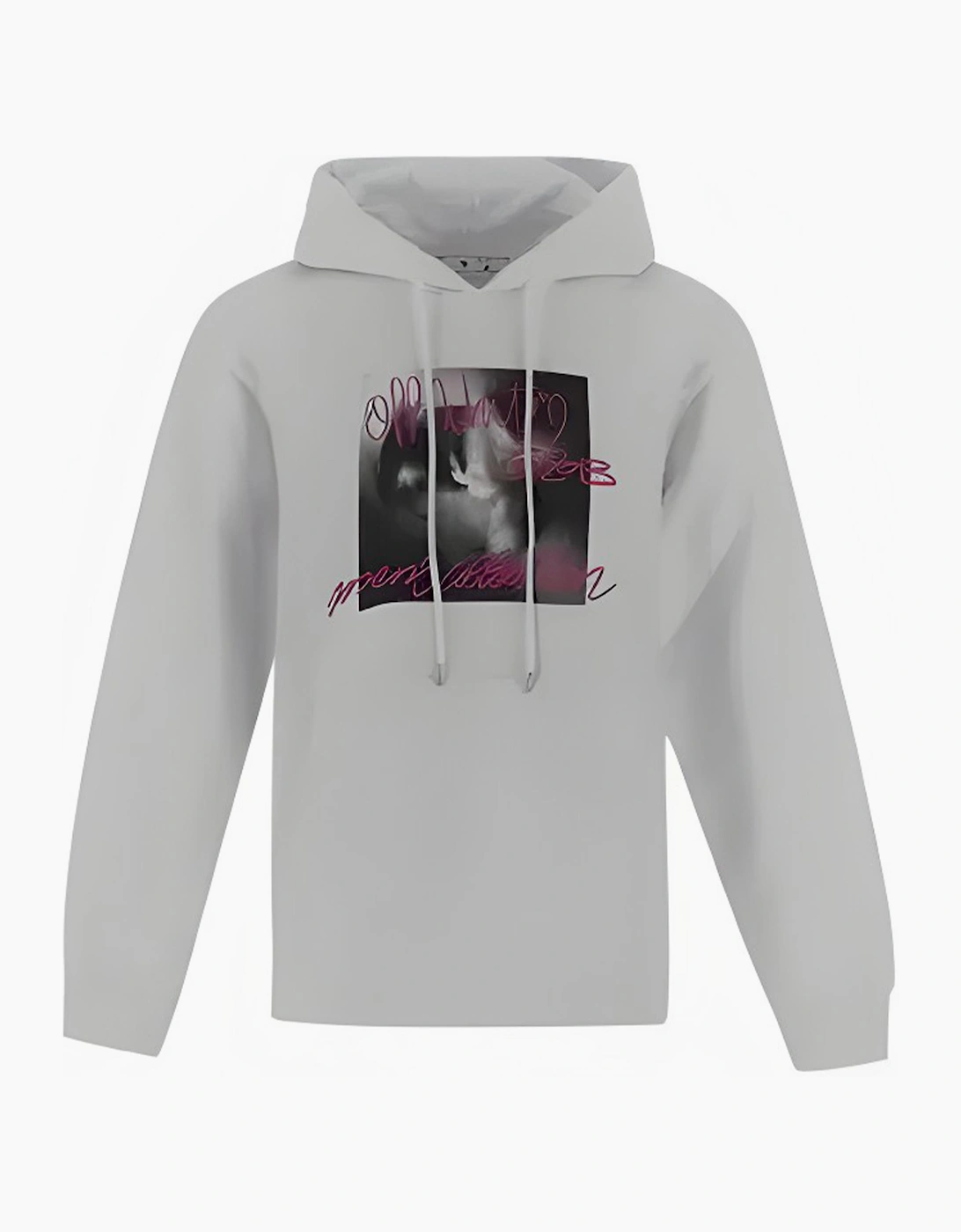 Men's Off-White Tornado Type Slim Hoodie in White - Size: 36