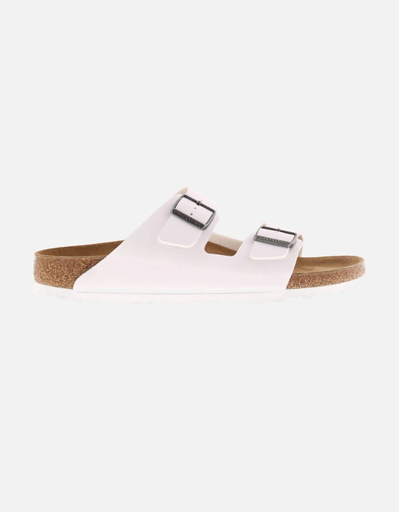 Birkenstock Womens Flat Sandals Arizona Slip On white UK Size