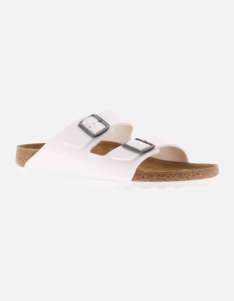 Birkenstock Womens Flat Sandals Arizona Slip On white UK Size