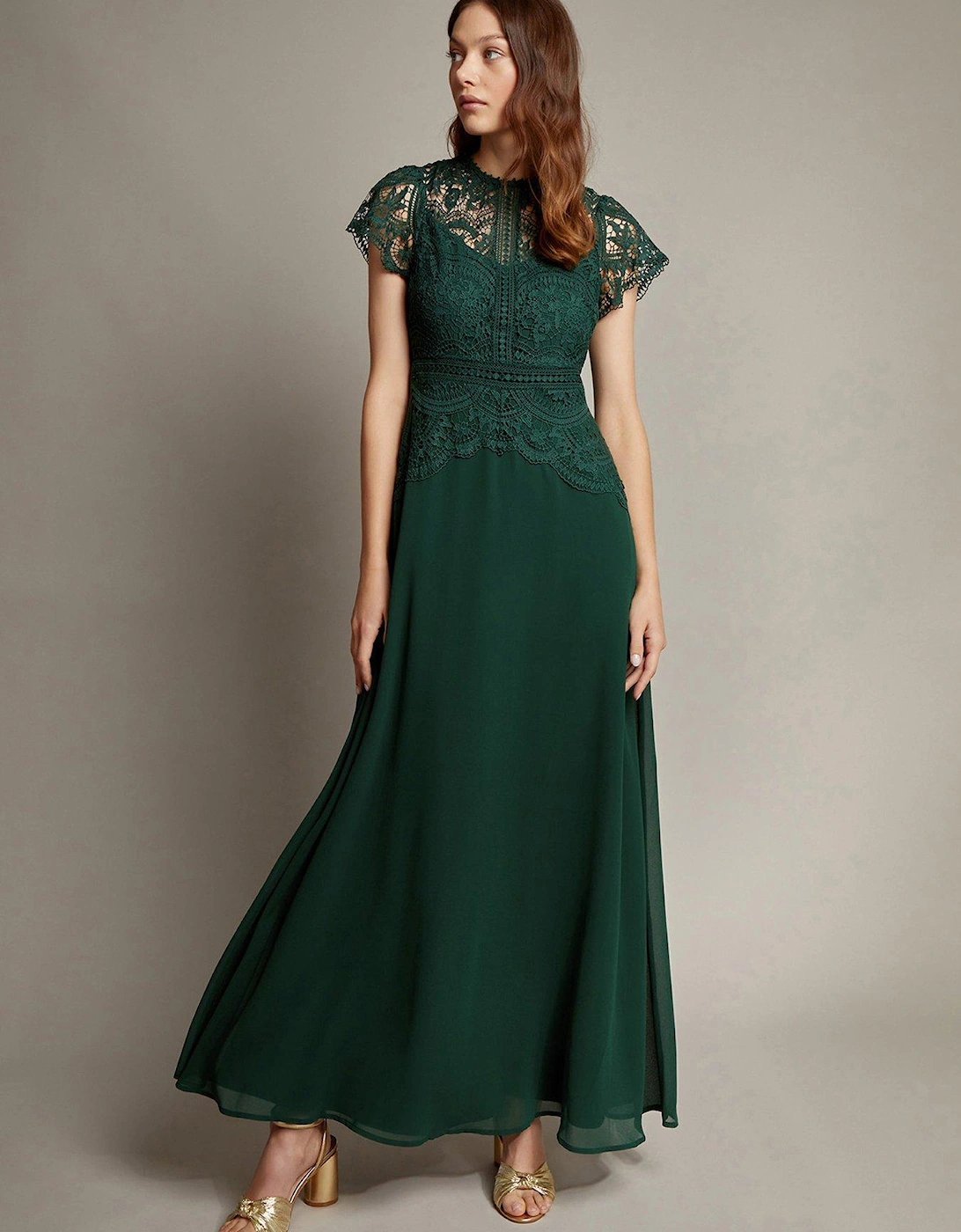 Monica Maxi Dress - Green, 2 of 1