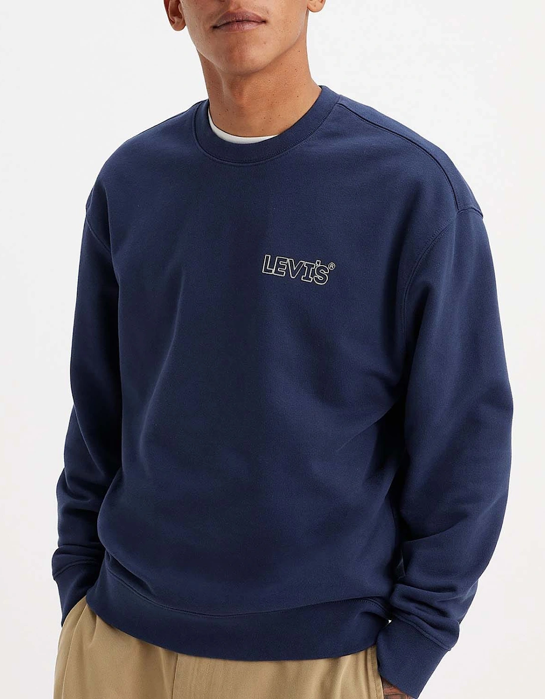 Relaxed Graphic Crew Neck Sweatshirt