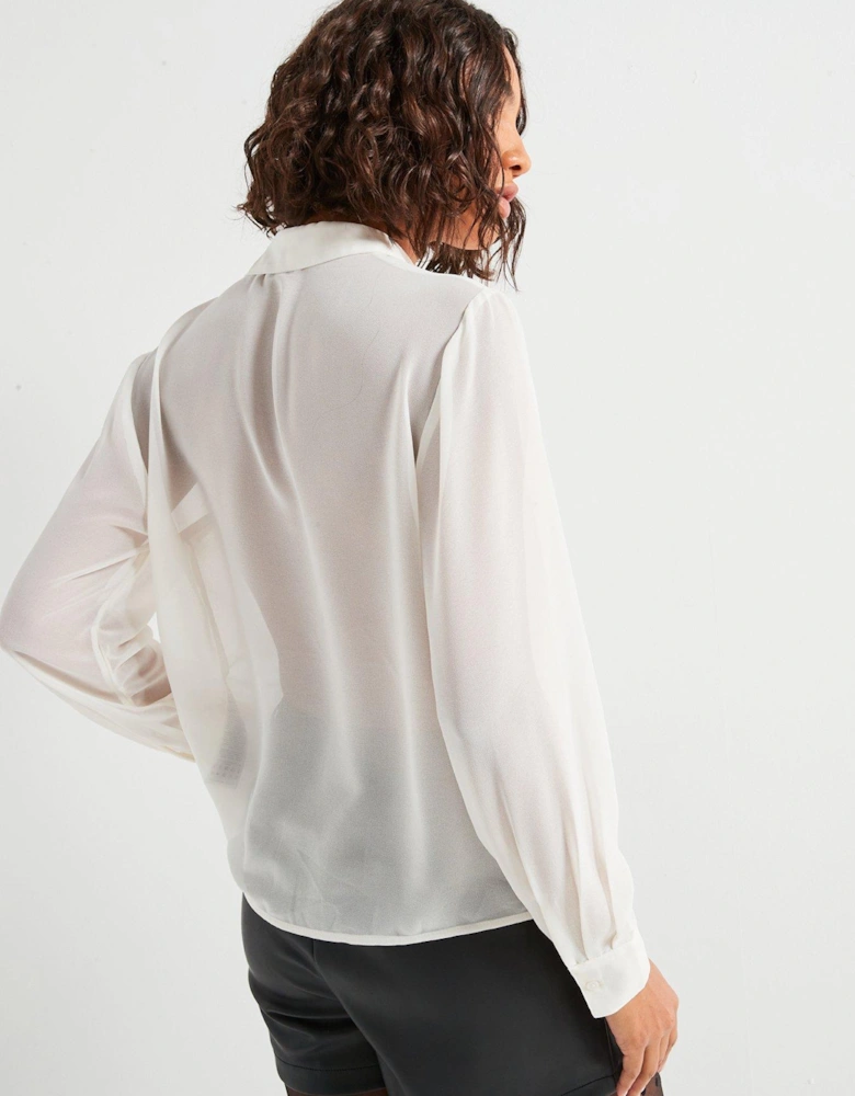 Embroidered Shirt - White