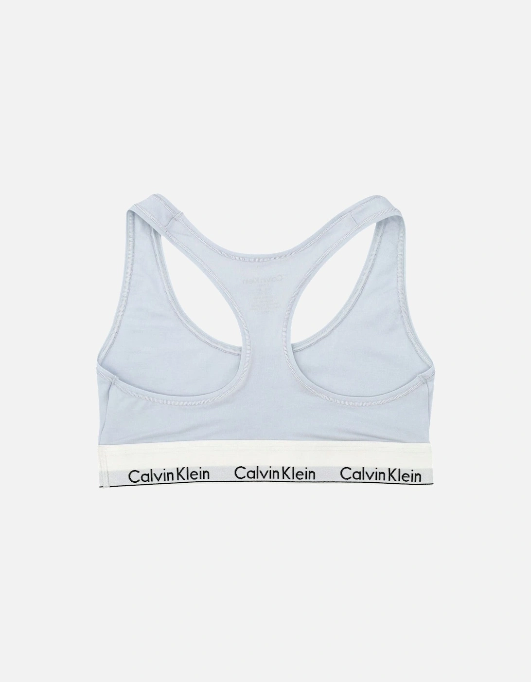 Modern Logo Unlined Bralette, Plein Air Blue