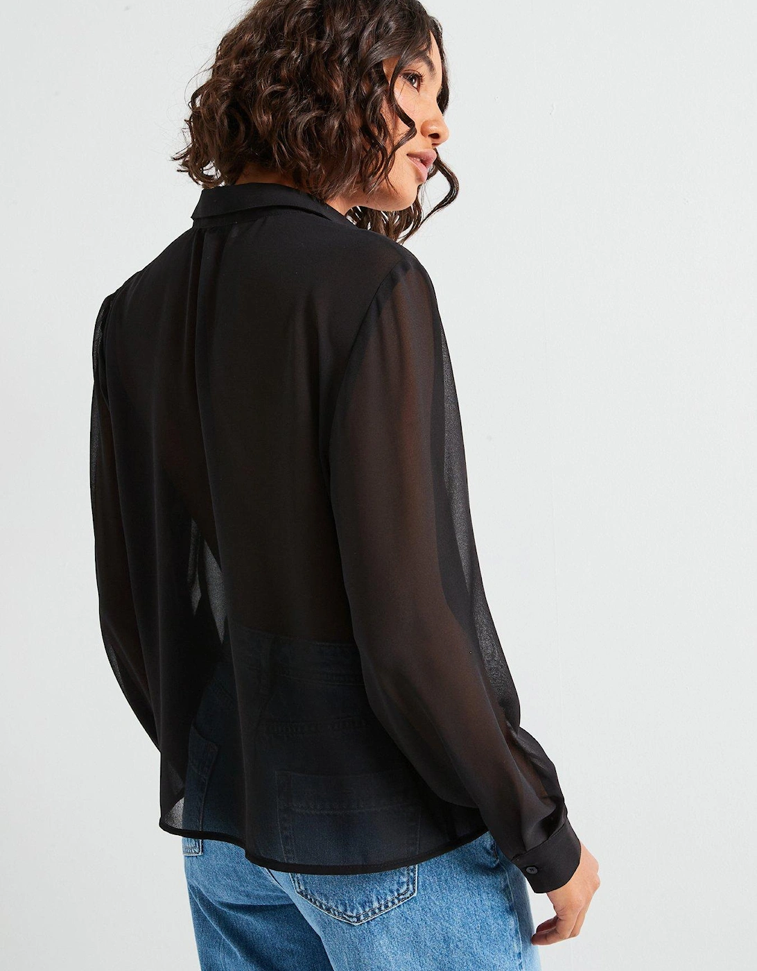 Embroidered Shirt - Black