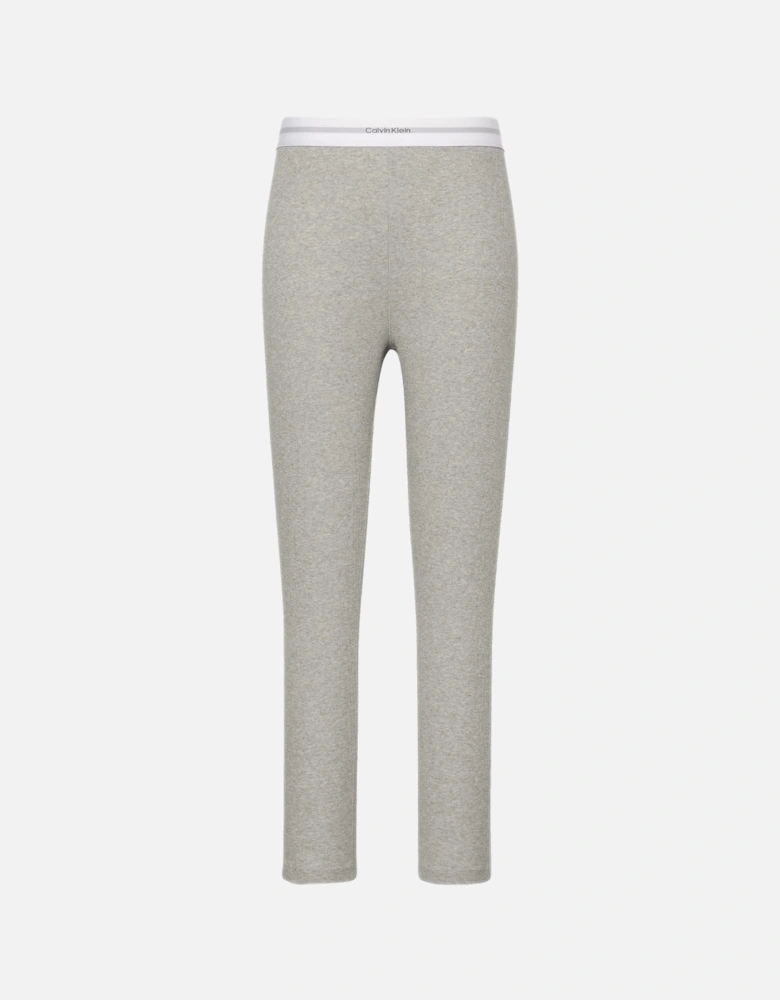 Women Modern Rib Leggings, Grey Heather