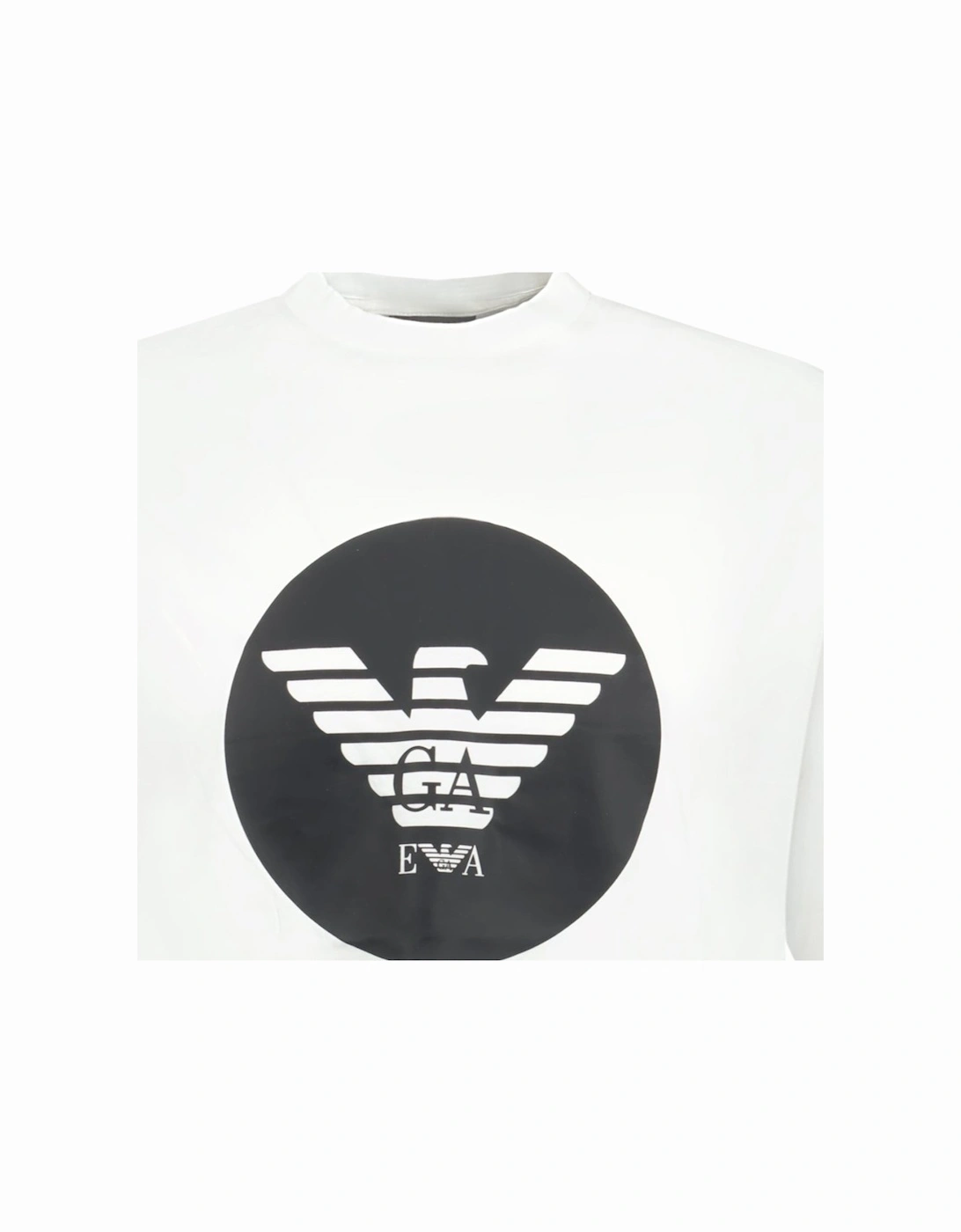 Eagle Logo Cotton T-Shirt White