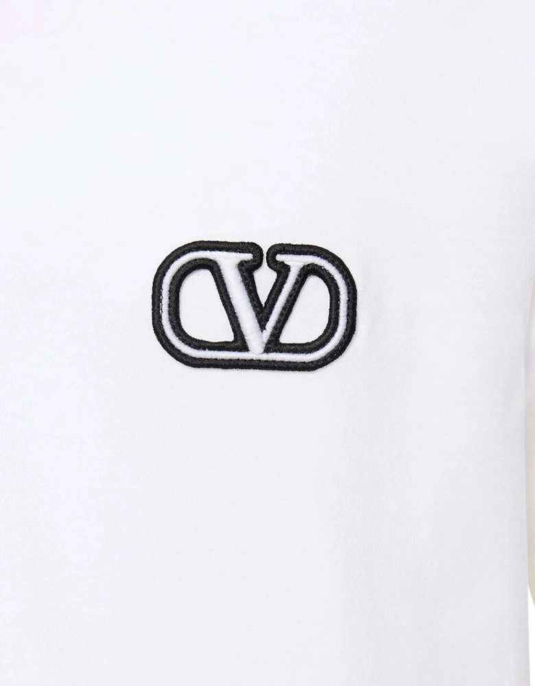 VLogo Signature Patch White T-Shirt