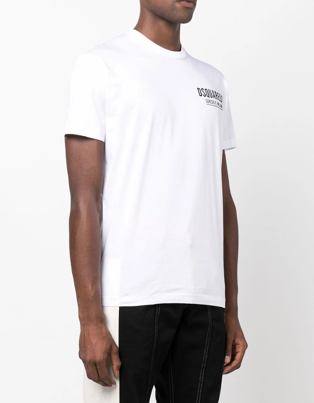 Mini Logo Ceresio 9 T-shirt in White