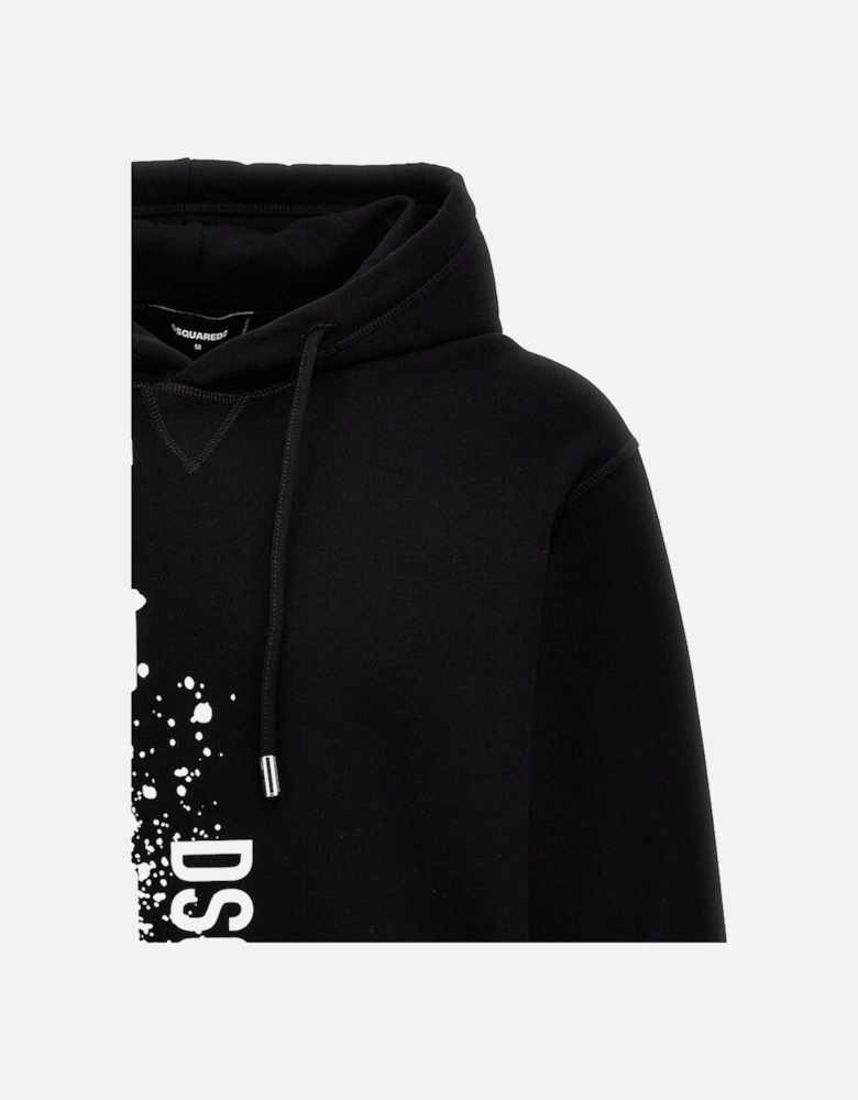 Icon Splash Logo Hoodie Black