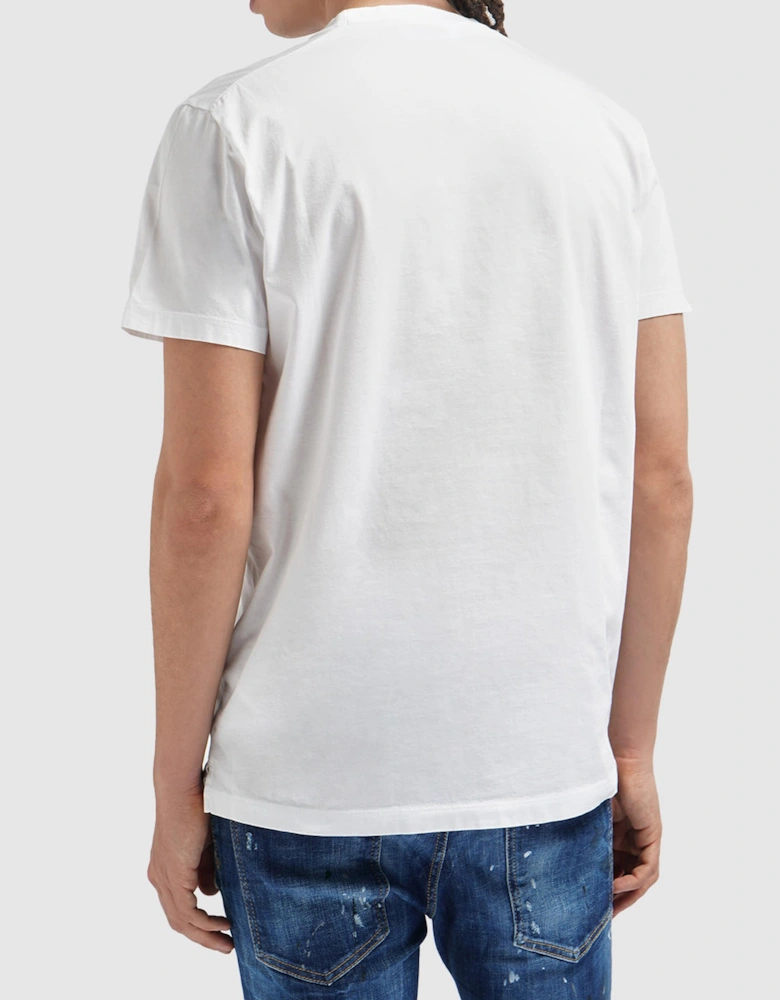 FullBack 64 Logo Printed T-Shirt in White