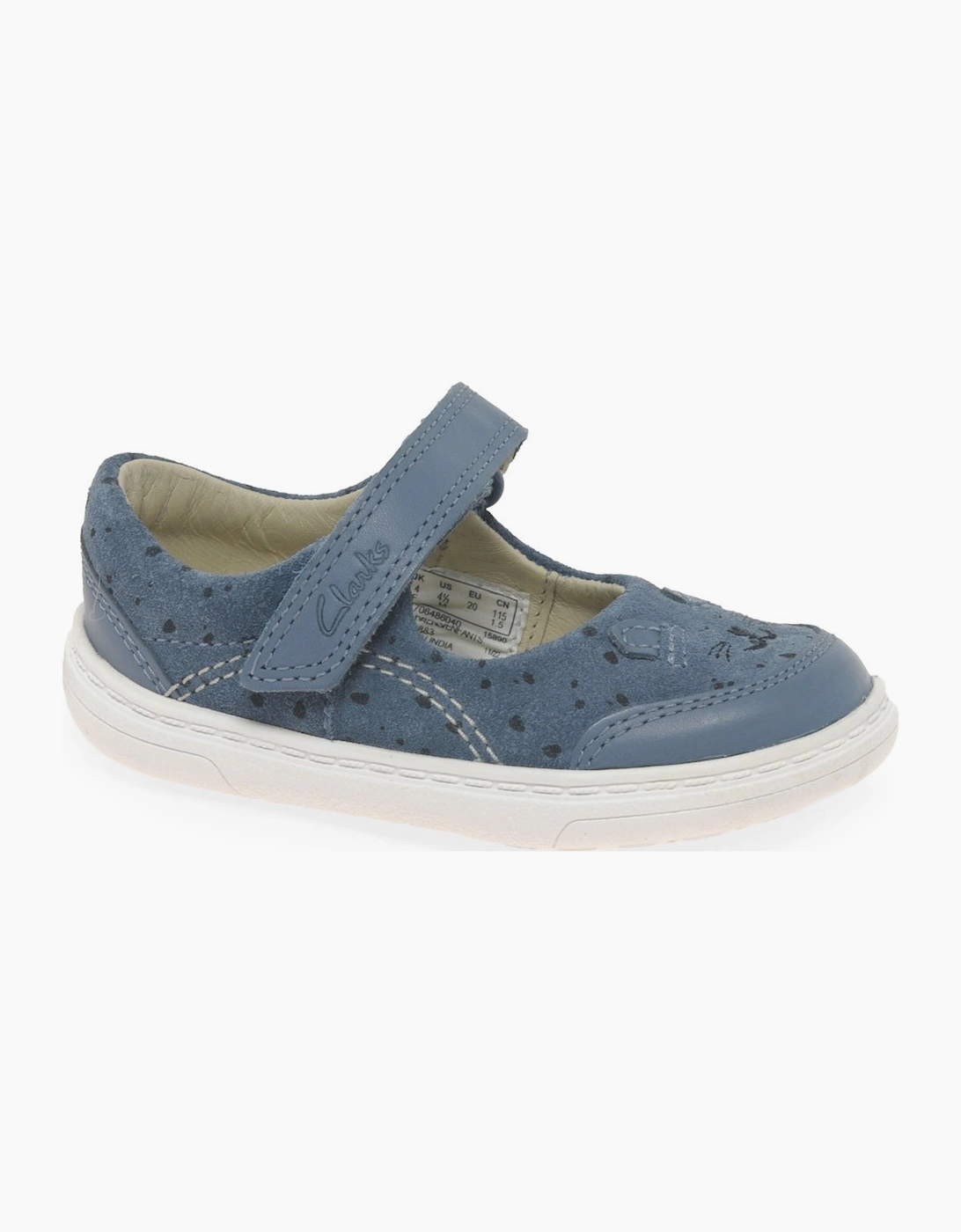 Clarks Clarks Girl's Flash Pet T Girls First Shoes - Blue