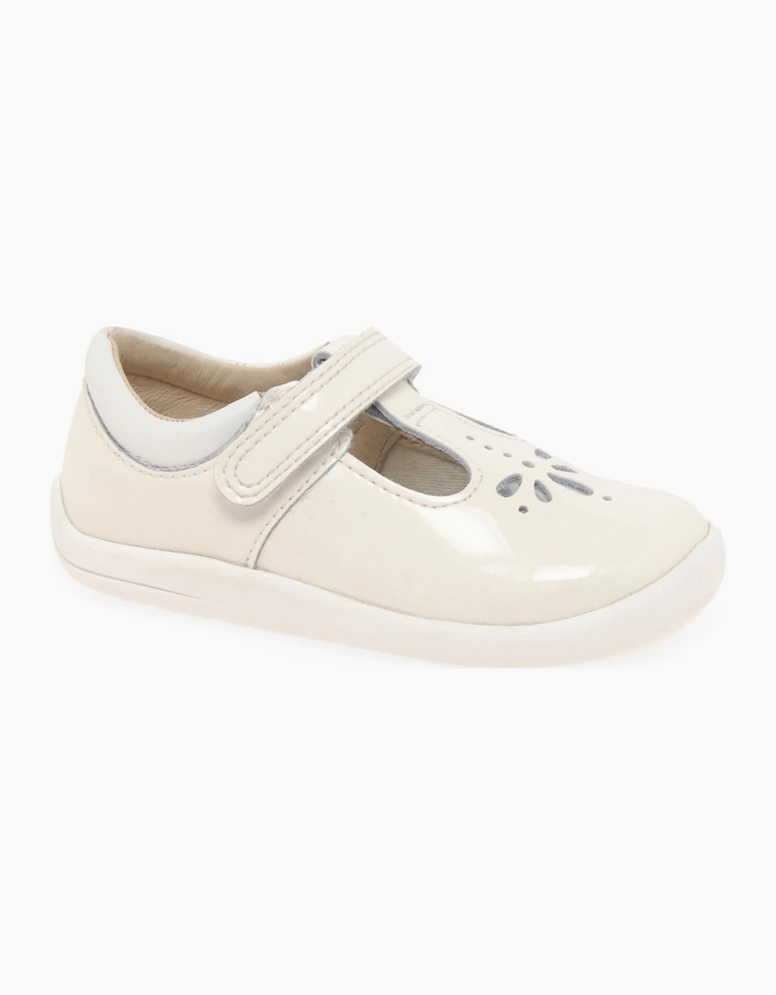 Start-Rite Girl's Puzzle Girls First Shoes - White - Size: 5/G (Wide)