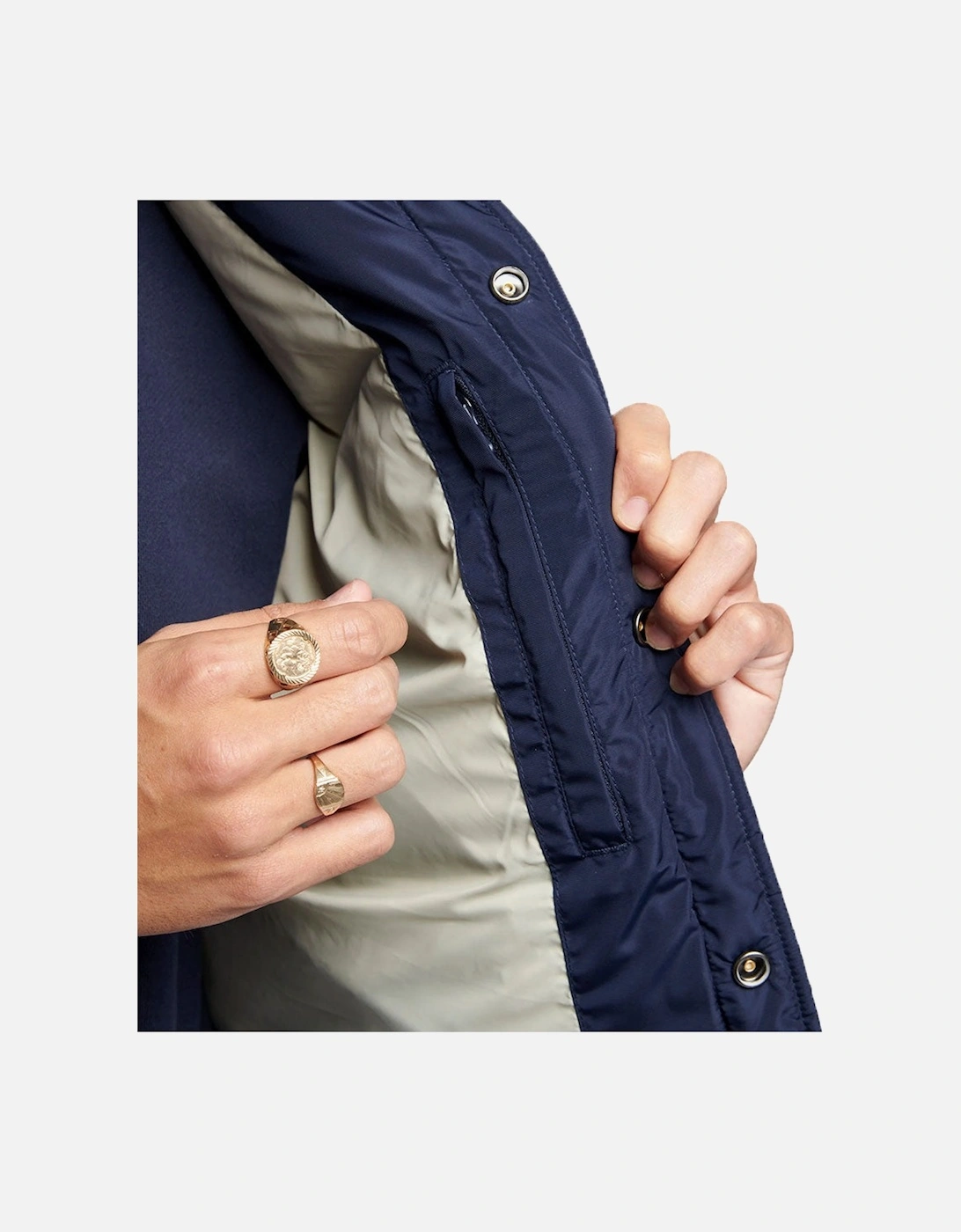 Mens Rockford Gilet Vest  - Navy Blue