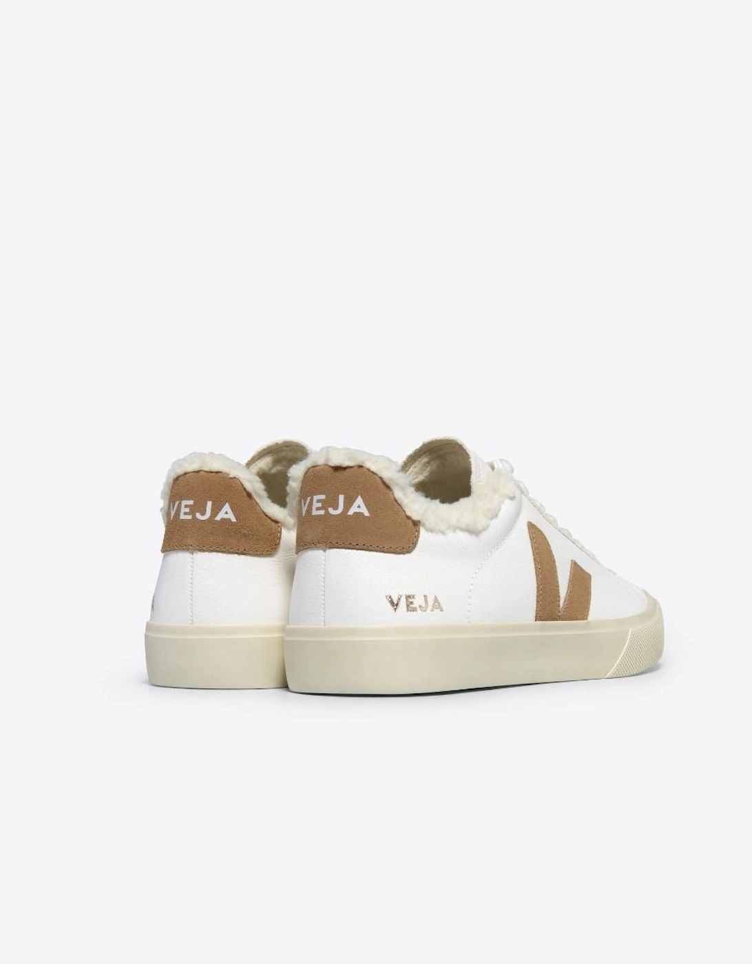 Campo Winter Leather Women's White/Tan Trainers