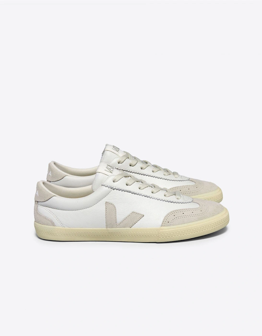 - VO2003852A WOMENS VOLLEY LTHR WHITE/NATURAL, 4 of 3