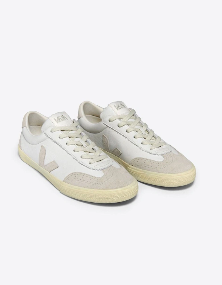 - VO2003852A WOMENS VOLLEY LTHR WHITE/NATURAL