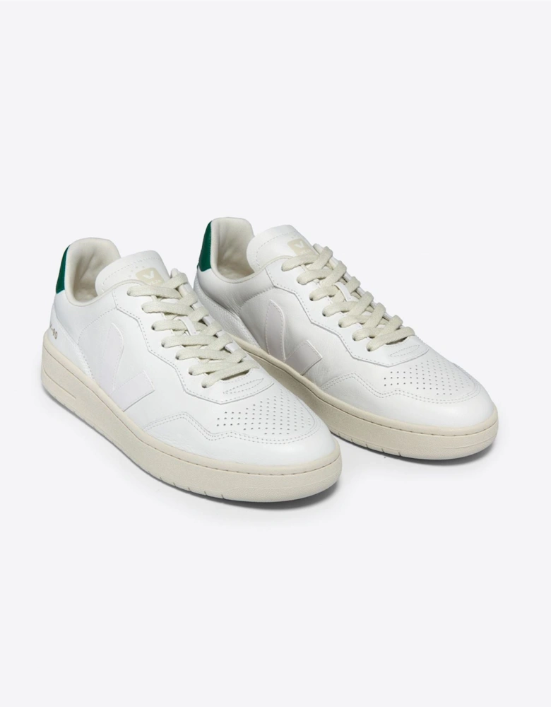 V-90 Leather Women's White/Golf Trainers