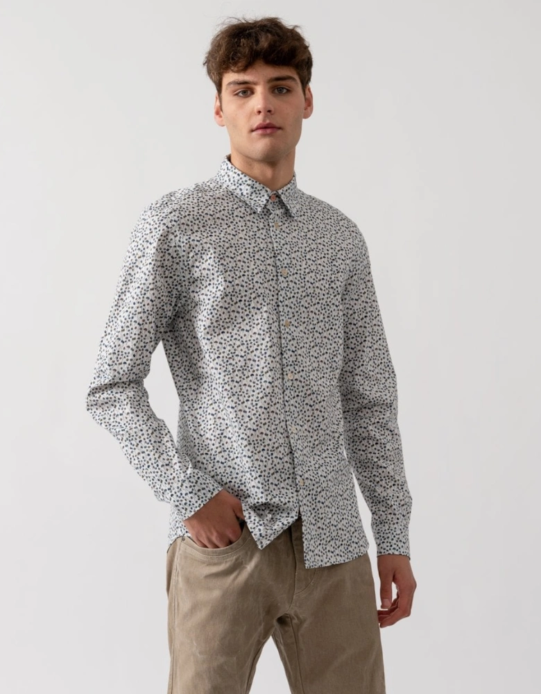 PS Mens Tailored Fit 'Oxalis Floral' Print Shirt