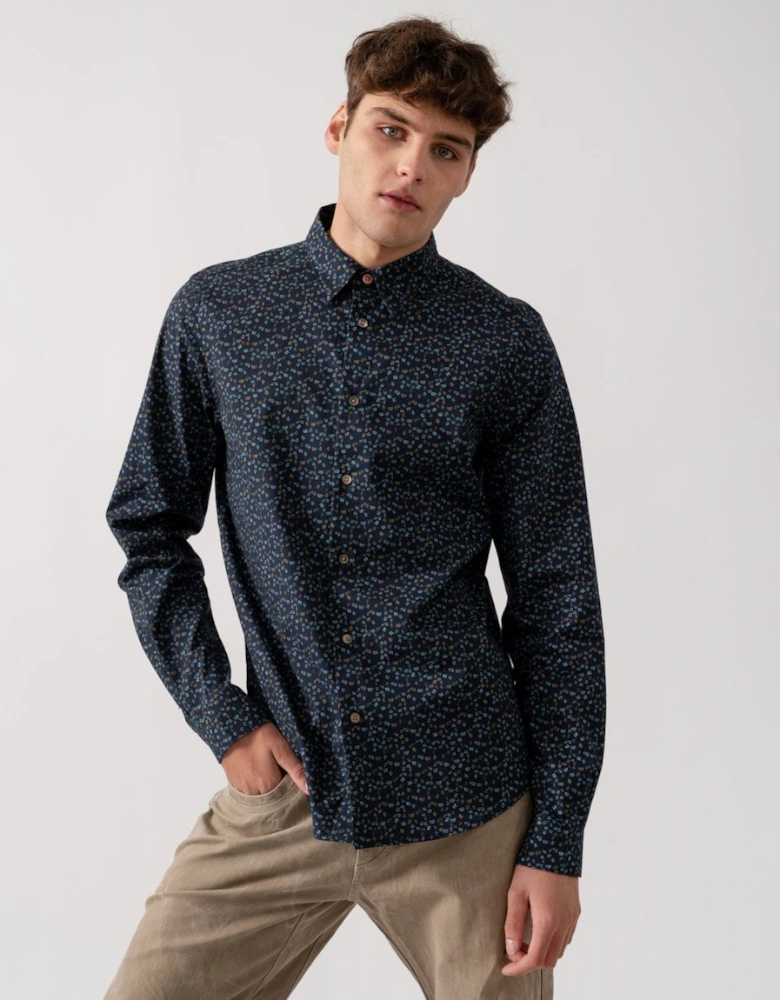 PS Mens Tailored Fit 'Oxalis Floral' Print Shirt