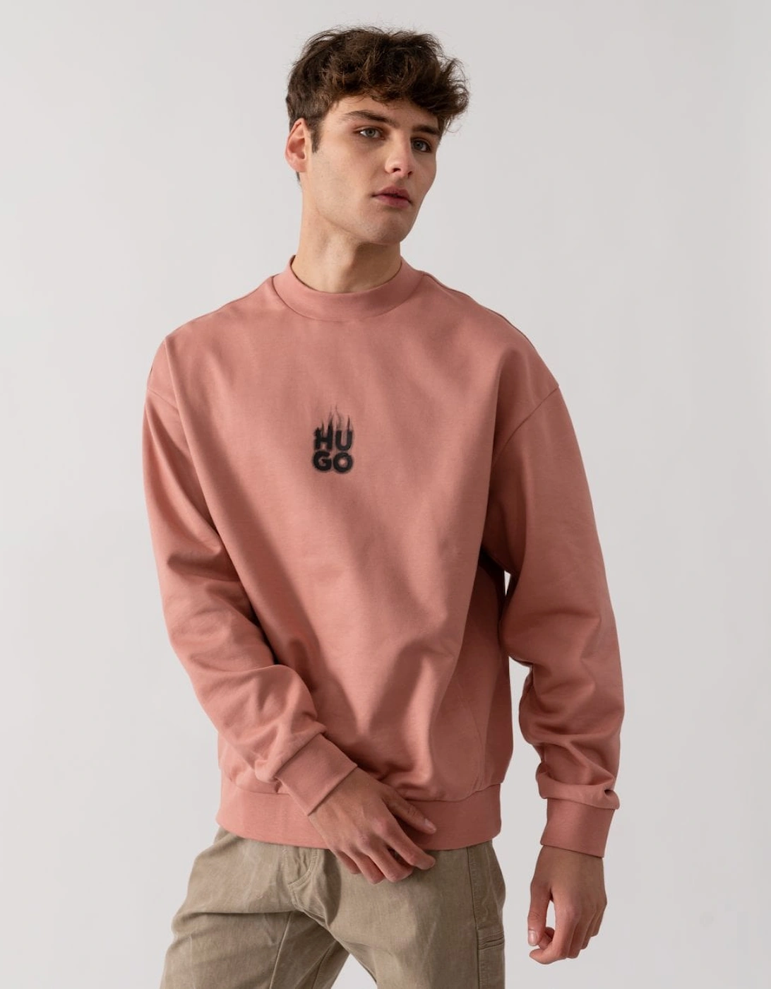 HUGO Durungu Mens Crew Neck Sweatshirt