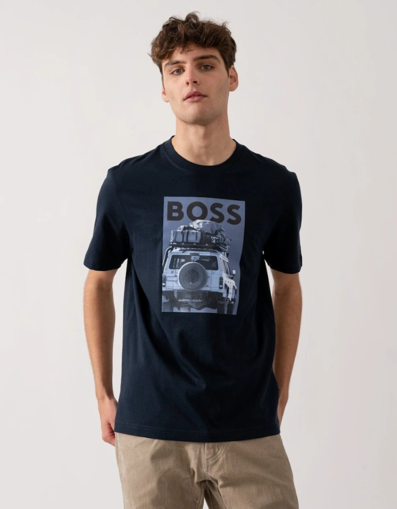 BOSS Orange Mextour Mens Graphic Print T-Shirt