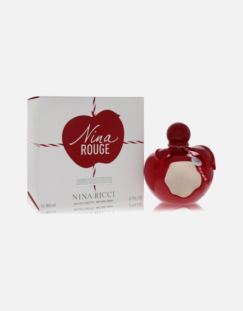 Nina Rouge by Eau De Toilette Spray 2.7 oz for Women - Deep Red