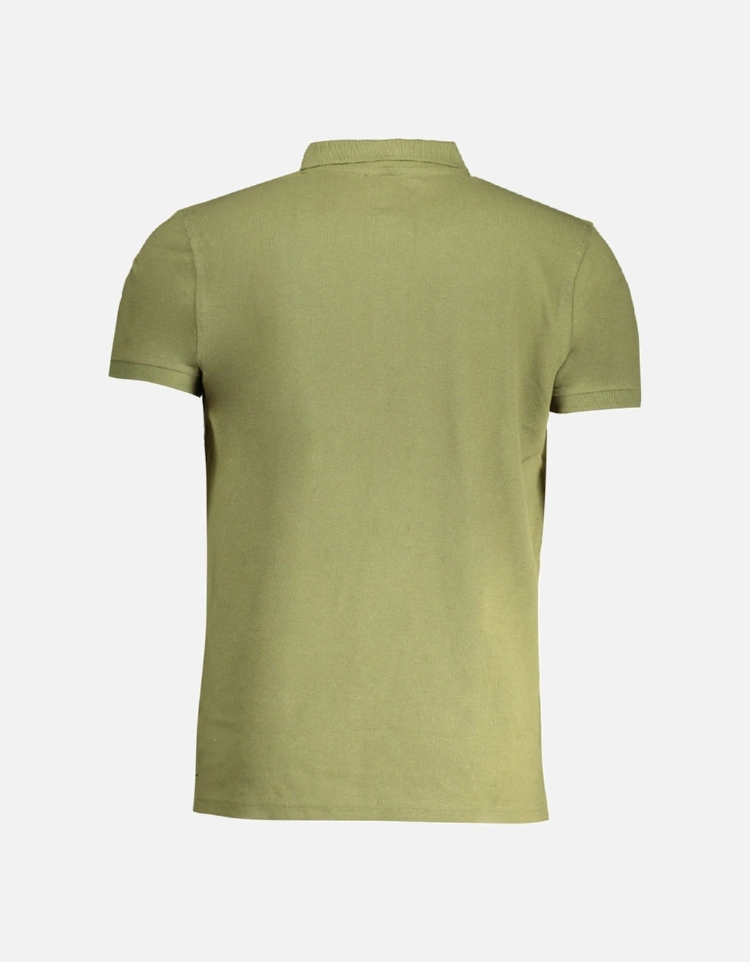 Cavalli Class Bold Logo Green Polo Shirt