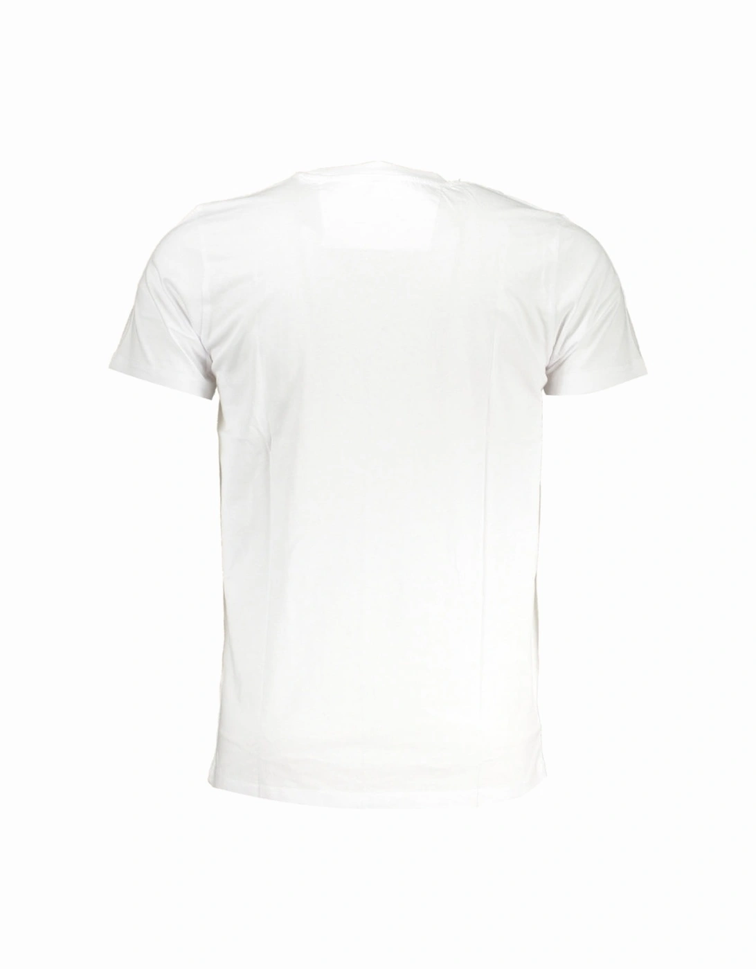 Cavalli Class Bold Red Logo White T-Shirt