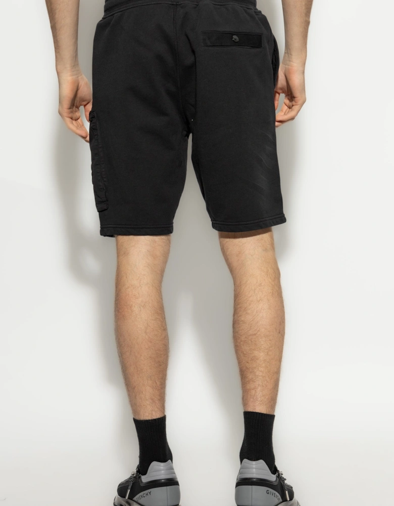 Zip Pocket S0123 Shorts Black