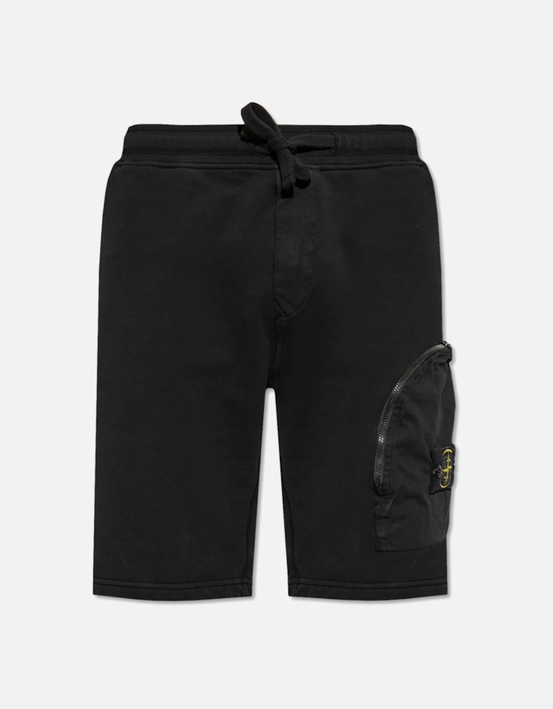 Zip Pocket S0123 Shorts Black