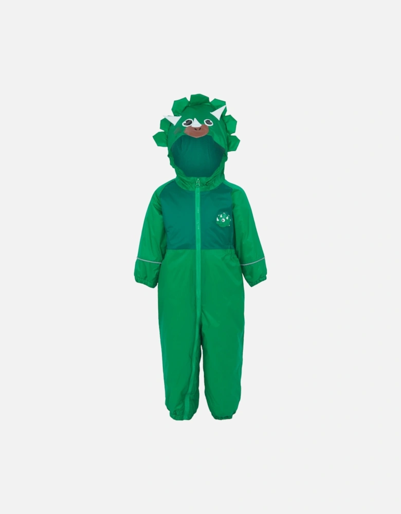 Childrens/Kids Mudplay III Dinosaur Waterproof Puddle Suit