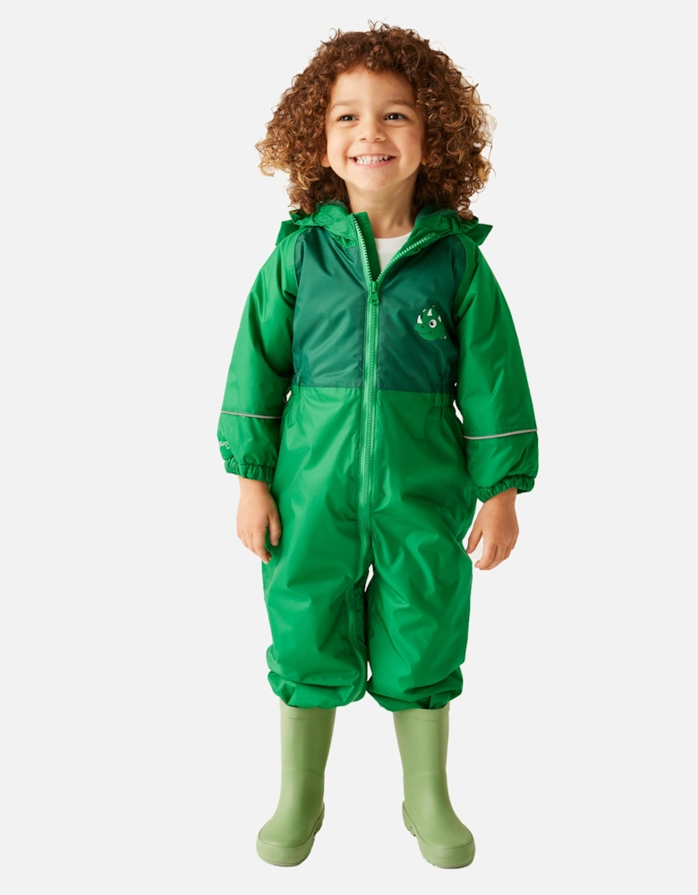 Childrens/Kids Mudplay III Dinosaur Waterproof Puddle Suit