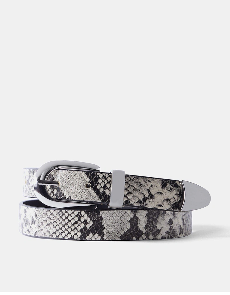 Snake Effect Buckle Belt