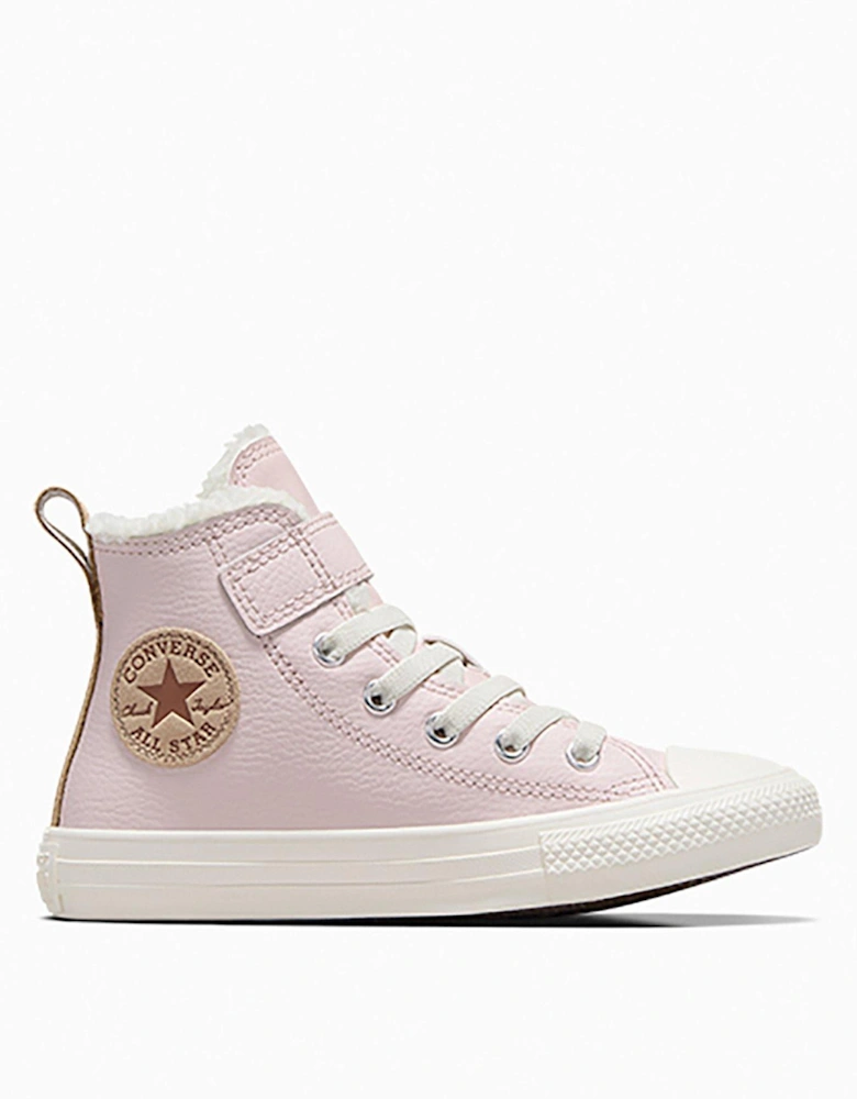 Kids Cozy Essentials Chuck Taylor All Star 1V Trainers - Pink