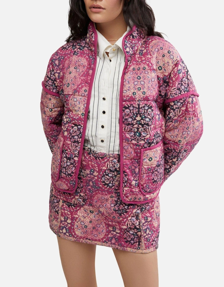 Chloe Quilted Jacket - Pink