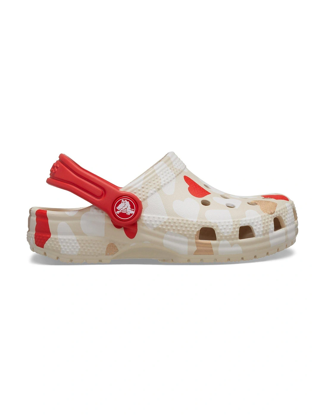 Kids Classic Heart Print Clog - Multi, 7 of 6