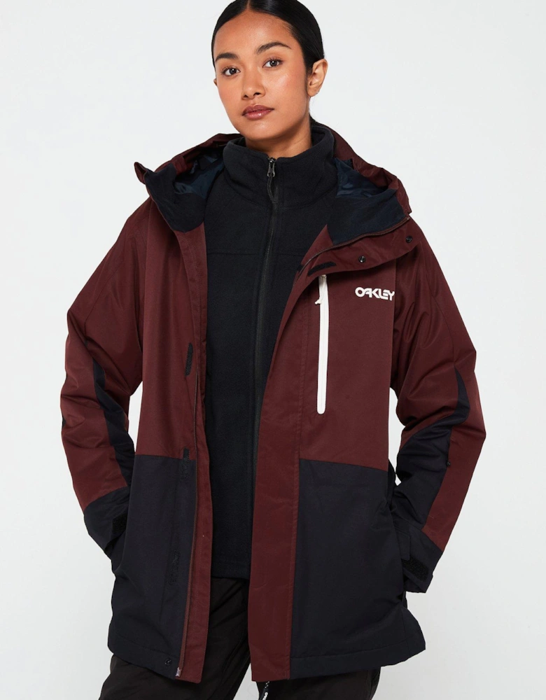 Women's TNP TBT Insulated Ski Jacket - Burgundy