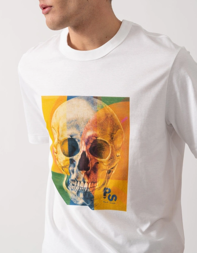 PS Mens Regular Fit Skull Square T-Shirt