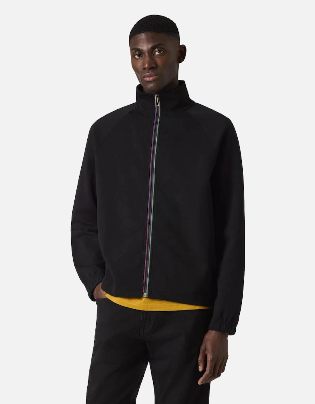 PS Tech Taped Track Top - Black