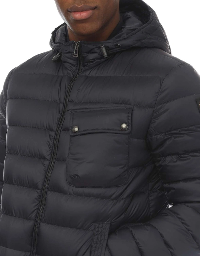 Down Filled Nylon Streamline Jacket