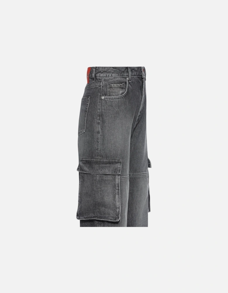 Galese Cargo Washed Jeans