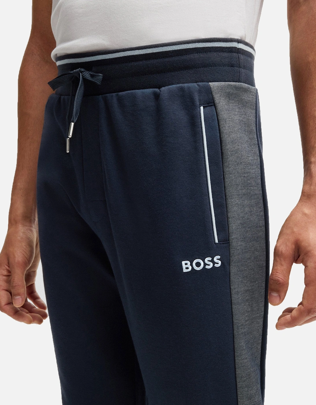 Boss Tracksuit Pants Dark Blue