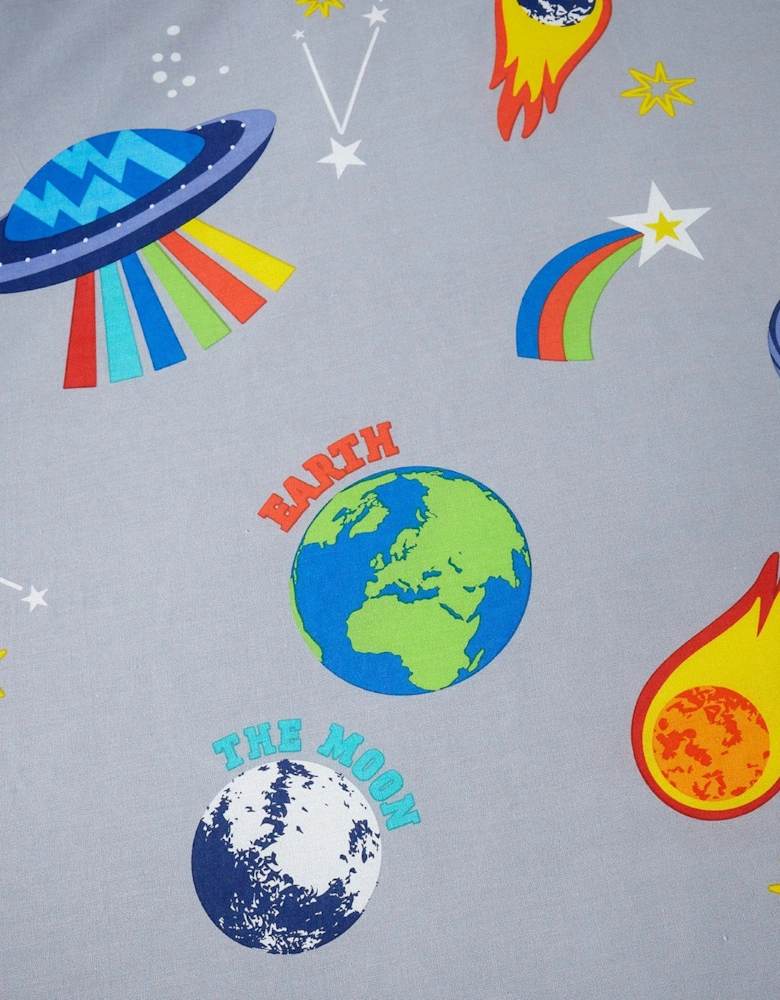 Lost in Space Duvet Cover Set - Blue