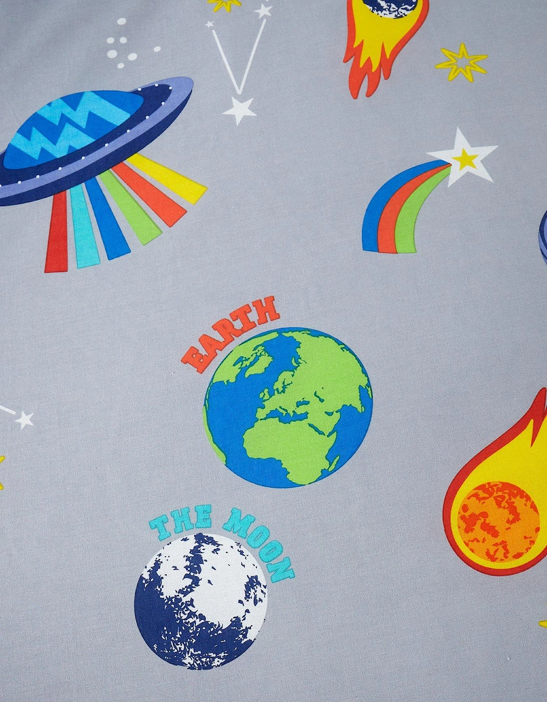 Lost in Space Duvet Cover Set - Blue